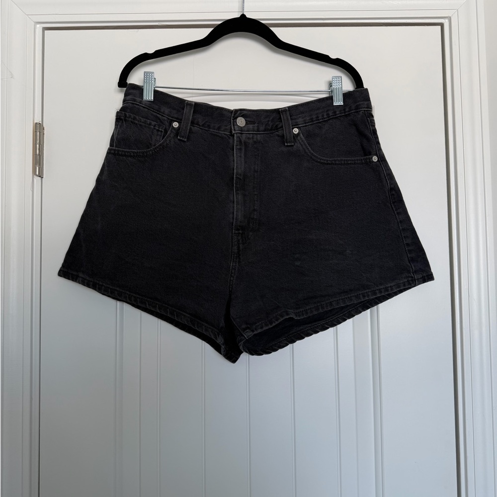 Levi's Women's Black Jean Shorts